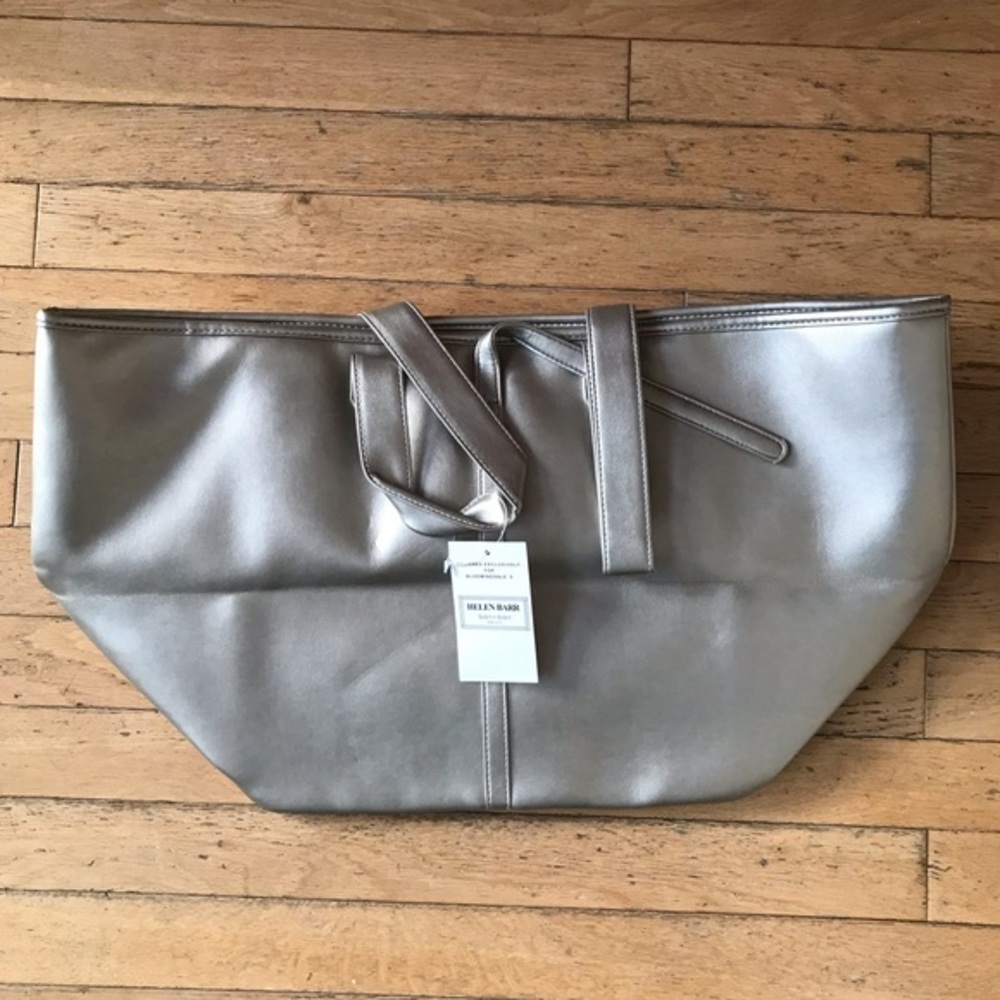 Barr + Barr by Helen Barr White Gold Tote Bag - New With Tags for Bloomingdales
